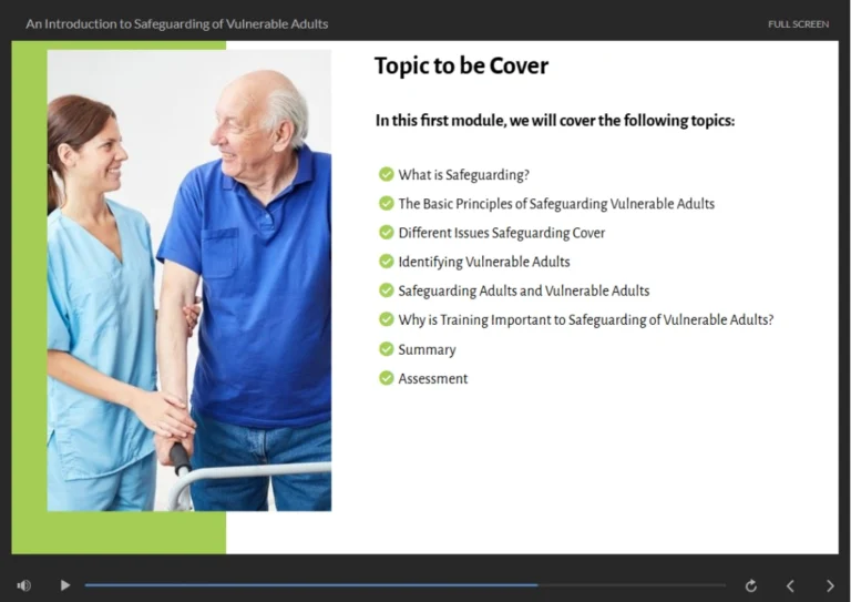 Safeguarding Vulnerable Adults Training Sneak Peek