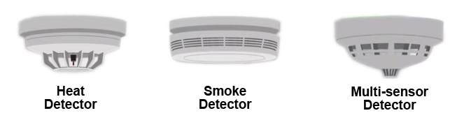 Different Smoke and Heat Detectors for Fire Safety