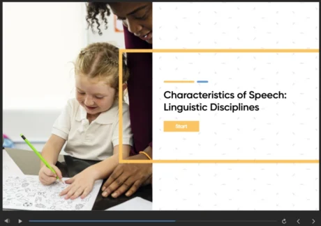 Sneak Peek of Speech and Language Therapy