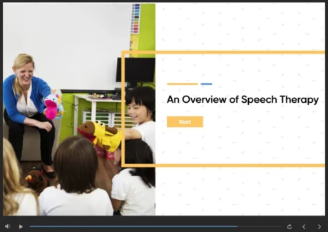 Sneak Peek of Speech and Language Therapy