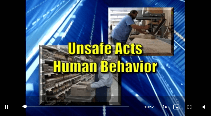 Unsafe Acts - Human Behavior Training | Online Course