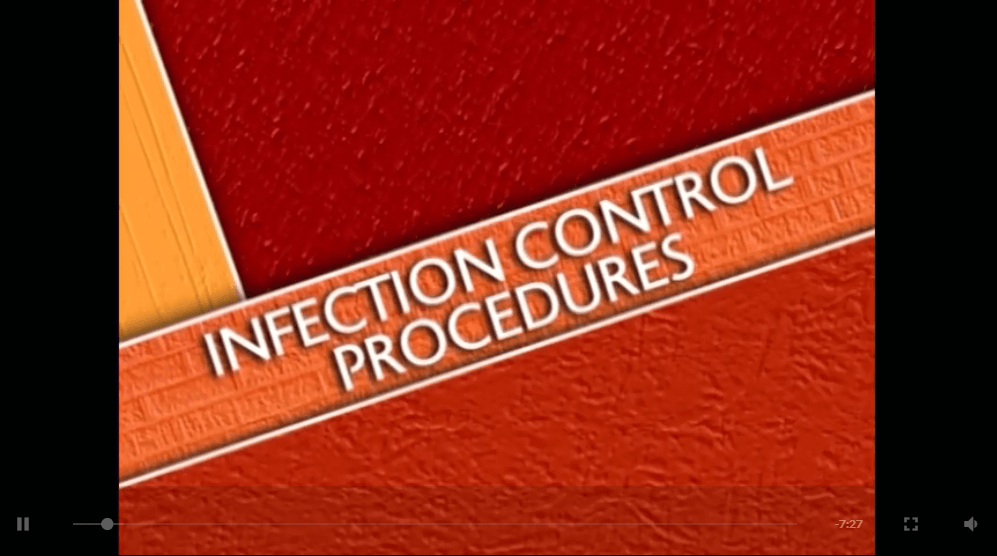 Infection Control Procedures Online Training Online Course
