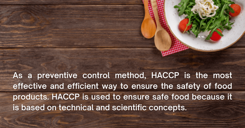 HACCP control points