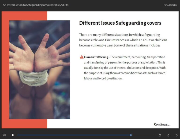 Different Issues Safeguarding Covers