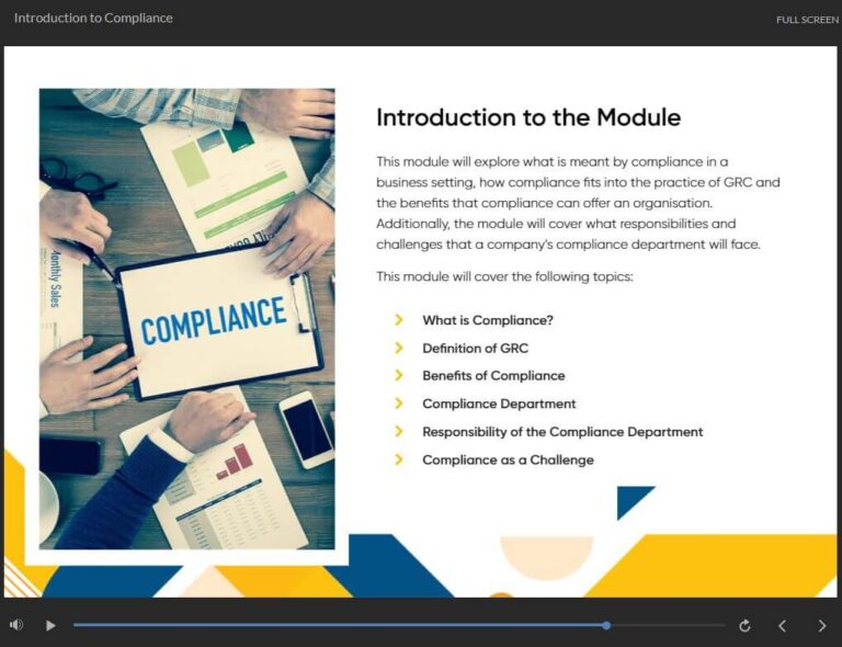 Introduction To Compliance