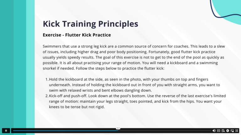 Health-Enhancing Freestyle Swimming Techniques