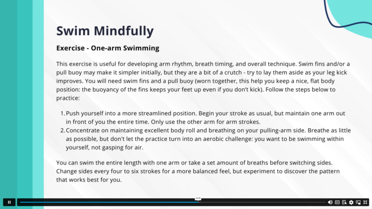 Health-Enhancing Freestyle Swimming Techniques