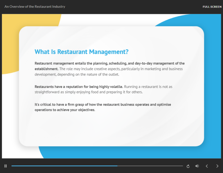 Hospitality & Restaurant Management (HRM)