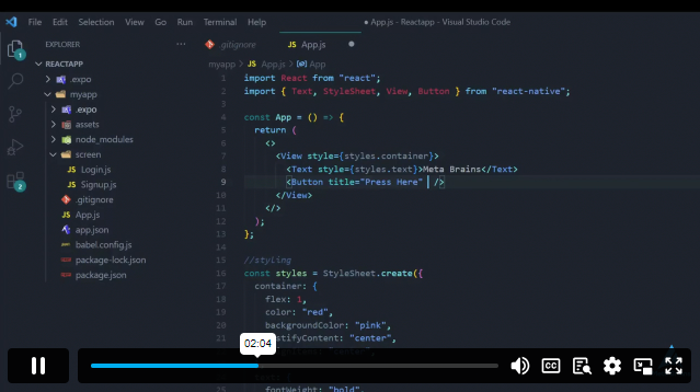 React Native Unveiled: From Basics to Mobile Mastery – Training Express