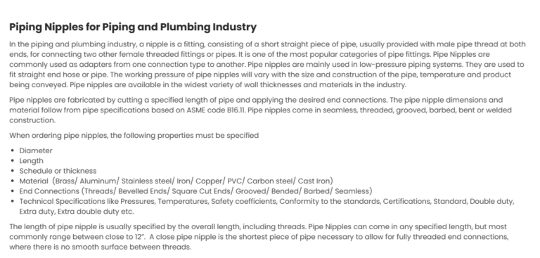 Pipe Fitting Course