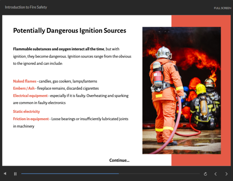 Certificate in Fire Safety Training Level 3
