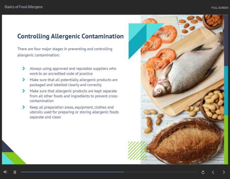 Certificate in Food Allergen Awareness Level 2