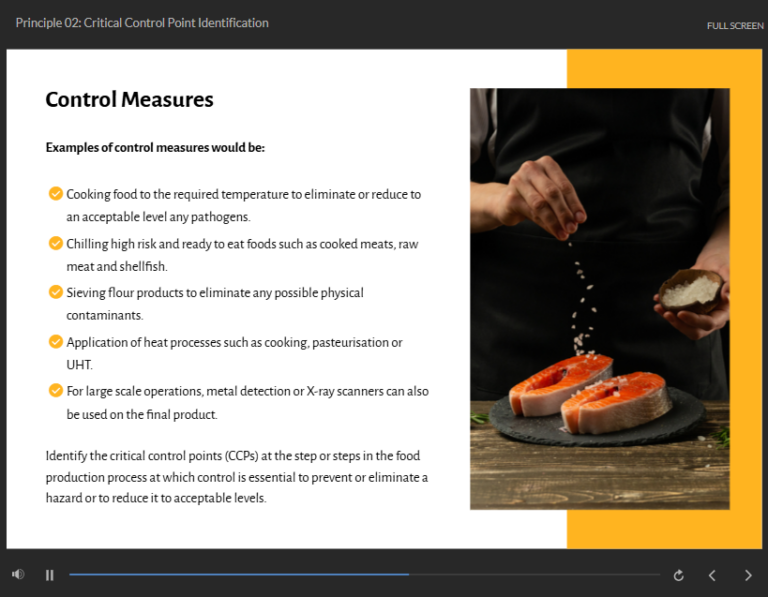 Diploma in HACCP Level 3
