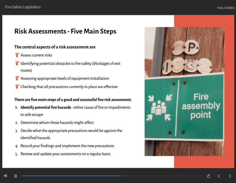 Certificate in Fire Safety Training Level 3