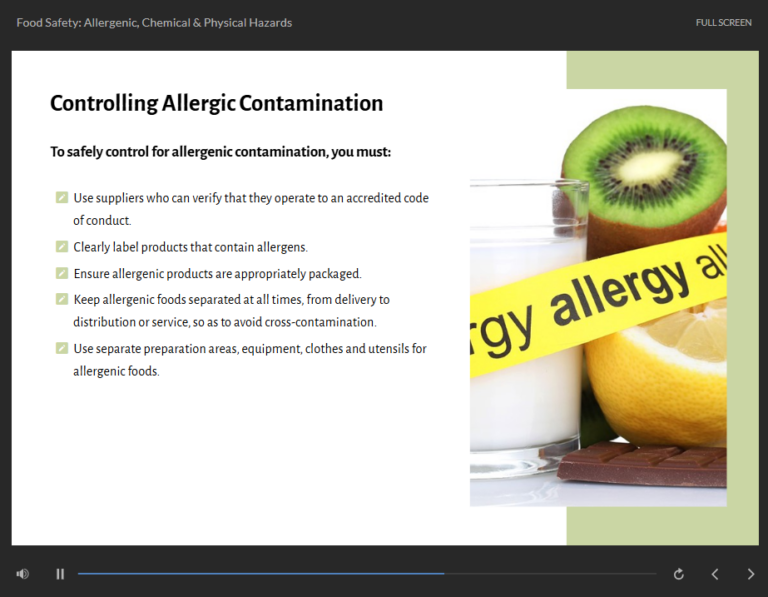 Certificate in HACCP Level 2