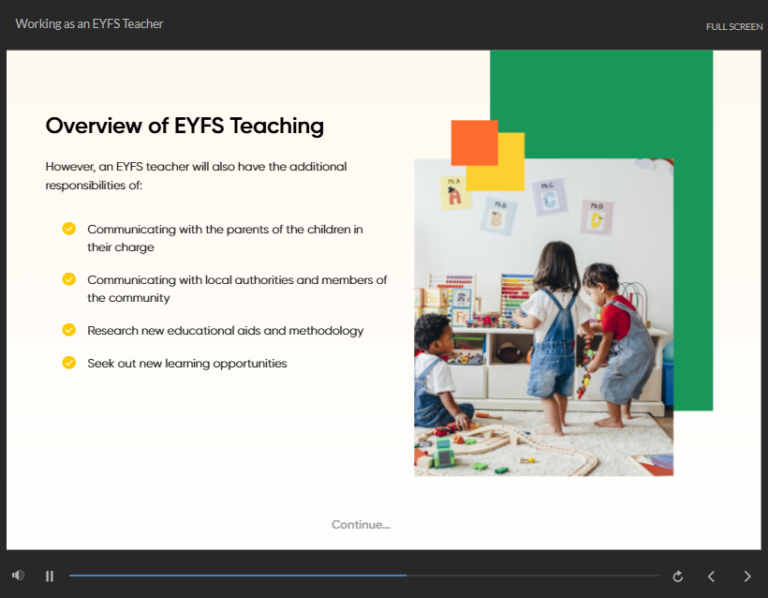 Diploma in EYFS Teaching Level 3