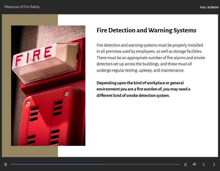 Certificate in Fire Safety Training Level 3