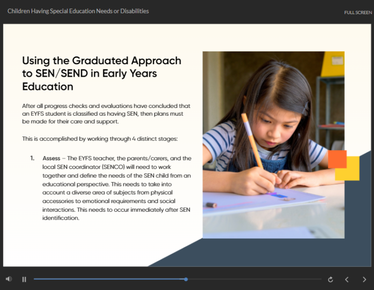 Diploma in EYFS Teaching Level 3