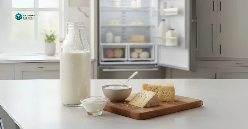 What Food Items Need Time and Temperature Control for Safety? - Dairy Products