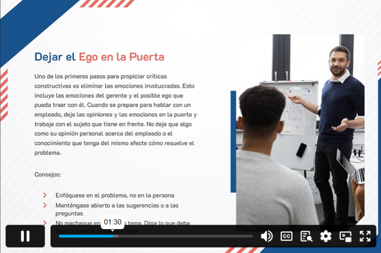 How to Provide Constructive Criticism (In Spanish)