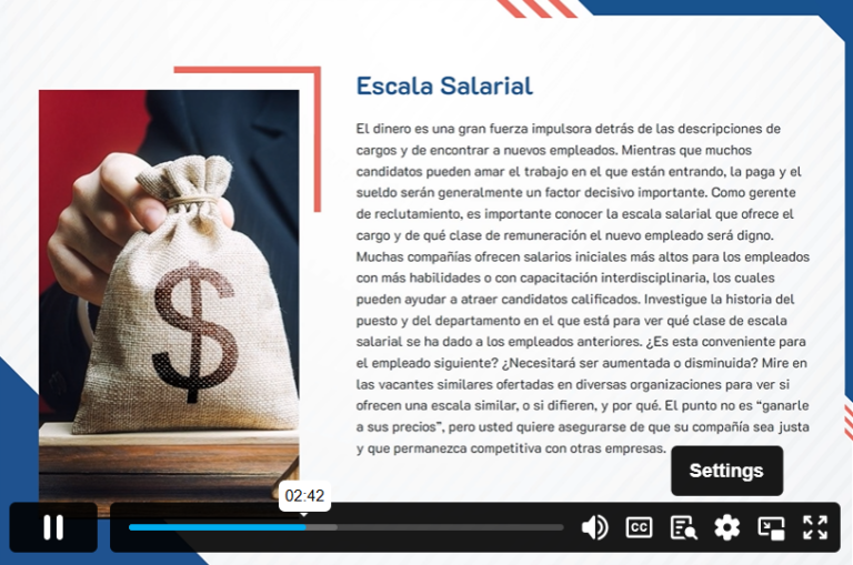 Recruitment strategies (In Spanish)