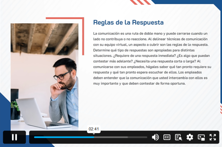Construction and Management of a Virtual Team (In Spanish)