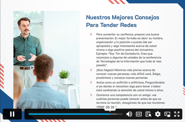 Communication strategies (In Spanish)