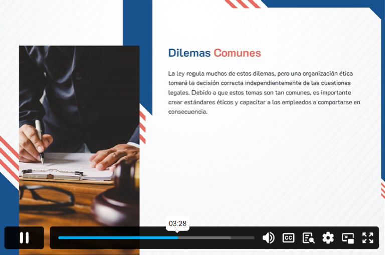 Business ethics (In Spanish)