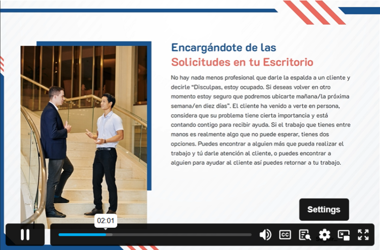 Customer Support (In Spanish)