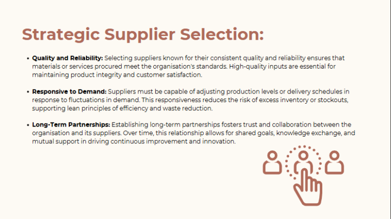 Lean Supply Chain Management