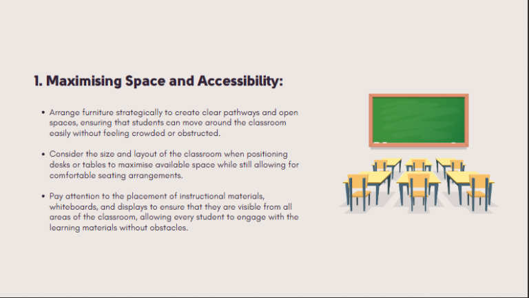 Classroom Management and Organisation
