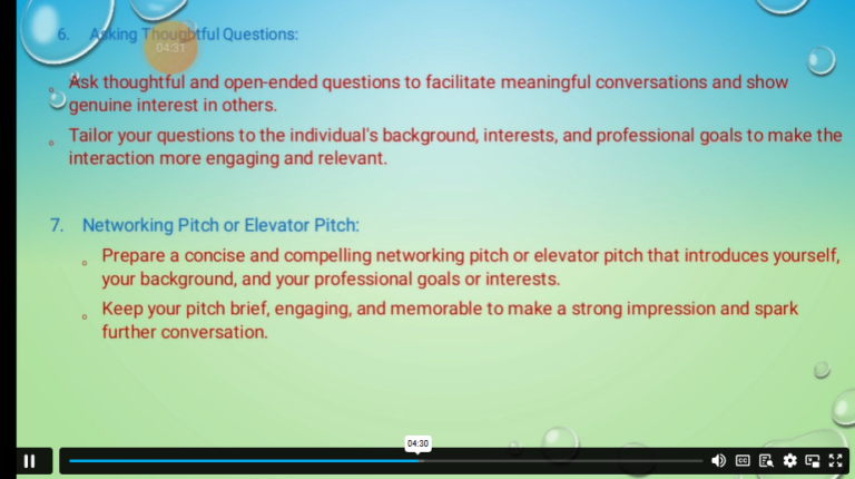 Effective communication skills