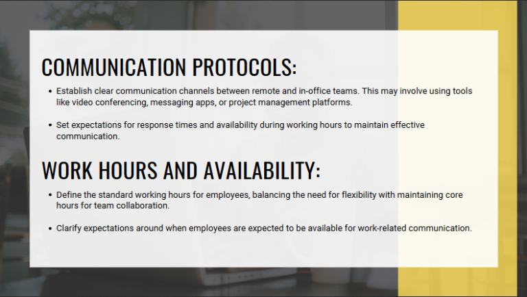 Flexible Working Arrangements