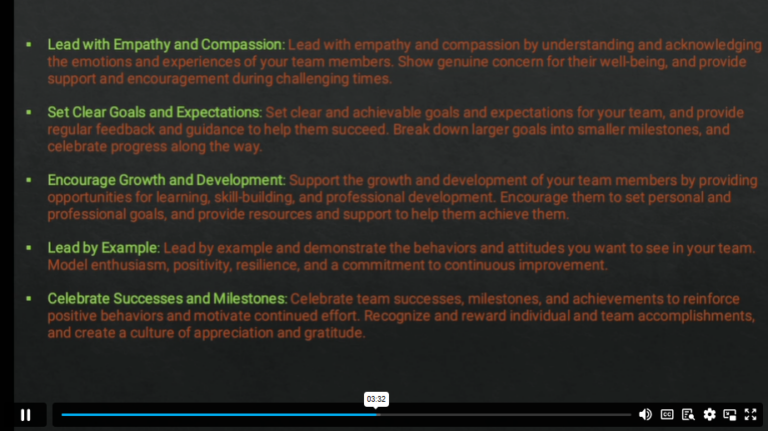 Motivating and inspiring with emotional intelligence