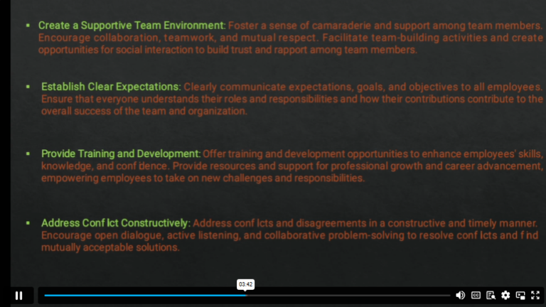 Psychological safety in the work place