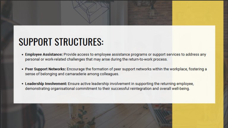 Return-to-Work Strategies and Rehabilitation