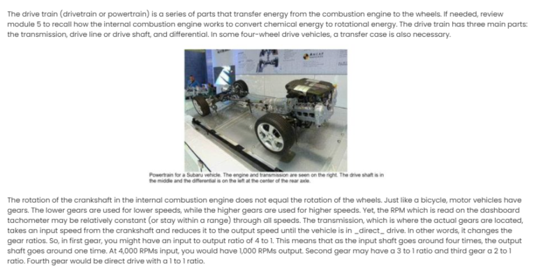 The Drive Train