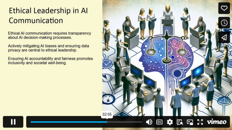 Ethical Leadership in AI Communication