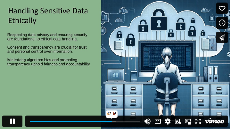 Handling Sensitive Data Ethically