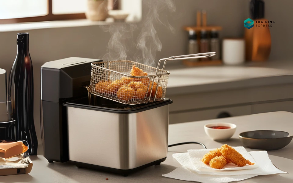 Reheating Prawns Using the Deep Fryer