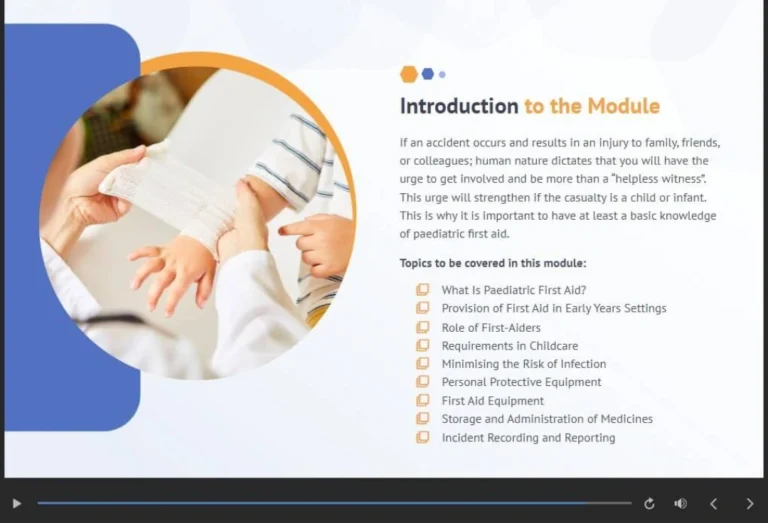 Paediatric First Aid Training