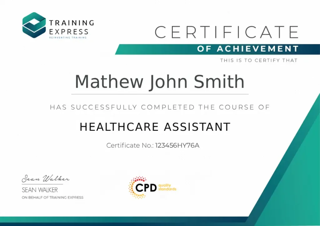 Healthcare Assistant Training UK Certification