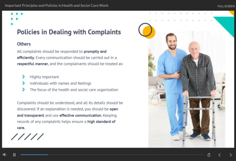 Sneak peek-Level 1 health and socail care