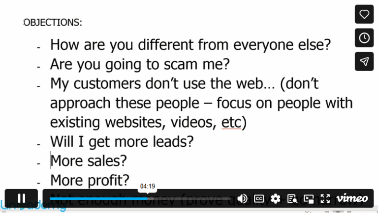 2- Prospective Clients Objections