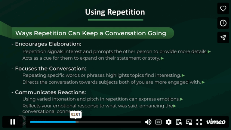 Advancing Conversations Smoothly