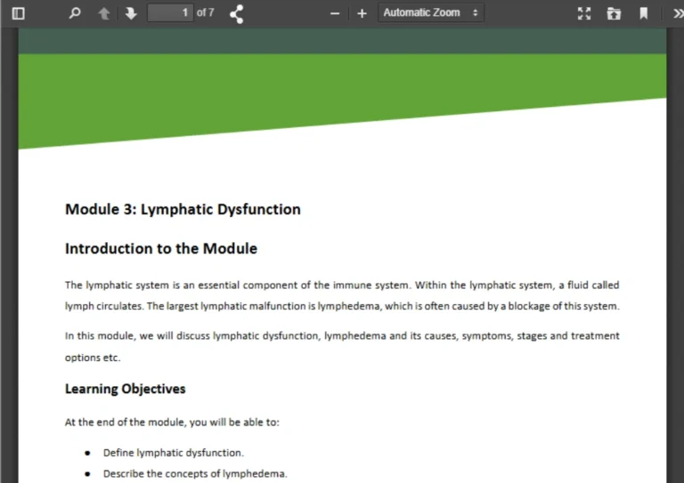 Lymphatic Drainage Massage Therapy Sneak Peek