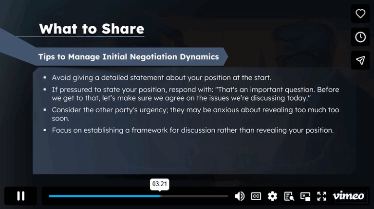 M5 – Stage One – Information Exchange