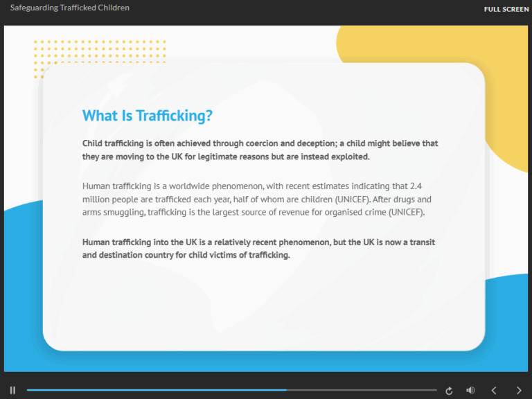 Safeguarding Trafficked Children