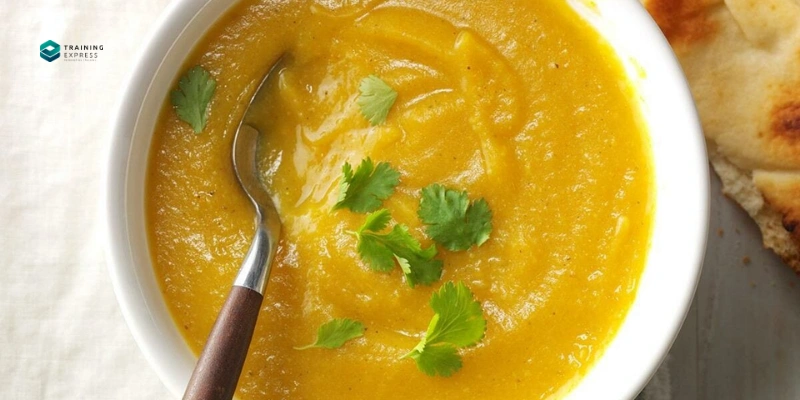 Creamy Cauliflower Pakora Soup