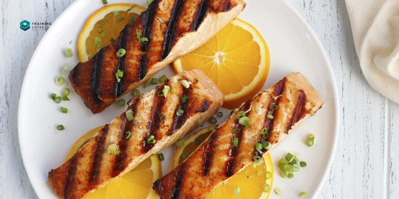 Ginger Honey Marinated Salmon